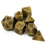 Metal Dice - Iron Forge Gold