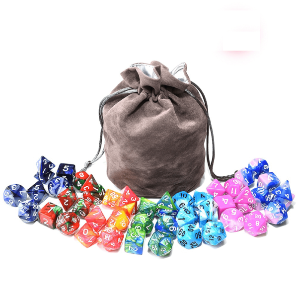 7 x RPG Dice Bundle + Bag of Holding